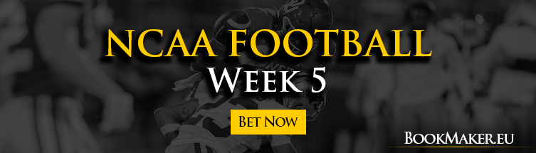 NCAA Football Week 5 Online Betting